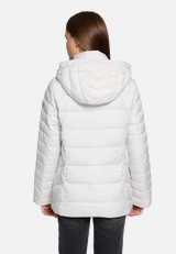 Steppjacke mit abnehmbarer Kapuze / Detailbild