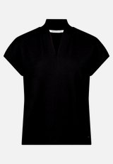 Casual-Shirt mit V-Ausschnitt / Vorderseite
