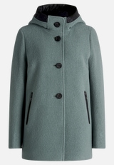 Wolljacke mit Kapuze / Vorderseite