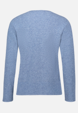 Strickpullover mit V-Ausschnitt / Rückseite