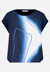 Casual-Shirt mit Print / Vorderseite
