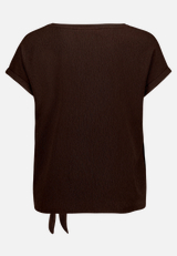 Halbarm-Shirt mit Schleifenknoten / Rückseite