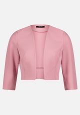 Bolero-Jacke mit Kellerfalten / Vorderseite