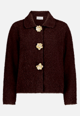 Cardigan mit Kragen / Vorderseite