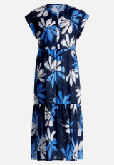 Stufenkleid mit Print / Vorderseite