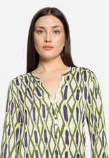 Casual-Bluse mit Muster / Detailbild
