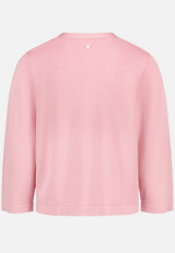 Feintrickjacke kurz 3/4 Arm / Rückseite