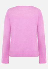 Kaschmir-Pullover mit Rundhalsausschnitt / Rückseite