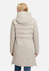 Winterjacke Kunstdaune / Modellfoto Rückseite