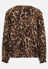 Casual-Bluse mit Muster / Rückseite