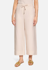 Casual-Hose mit elastischem Bund / Modellfoto Vorderseite