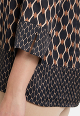 Schlupfbluse mit Print / Detailbild
