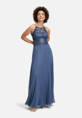 Abendkleid rückenfrei / Modellfoto Vorderseite
