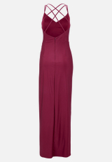 Abendkleid figurbetont / Rückseite