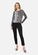 Casual-Shirt mit Tunnelzug / Modellfoto Vorderseite (Outfit)