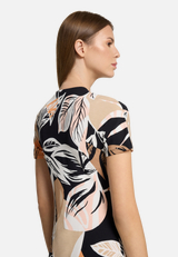 Midikleid mit Raffung / Detailbild