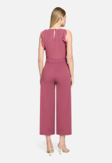 Jumpsuit mit Volant / Modellfoto Rückseite