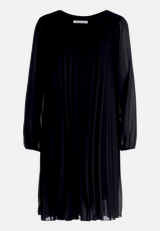 Chiffonkleid mit Plissee / Vorderseite