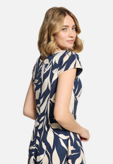 Cocktailkleid mit Aufdruck / Detailbild