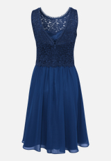 Abendkleid mit Spitze / Rückseite
