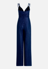 Jumpsuit mit Glanzeffekt / Rückseite