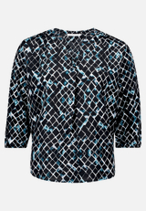 Schlupfbluse mit Print / Vorderseite