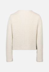 Strickjacke mit Schleife / Rückseite