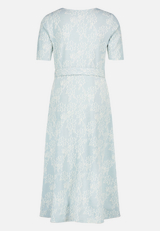 Midikleid mit Blumen-Stickerei / Rückseite