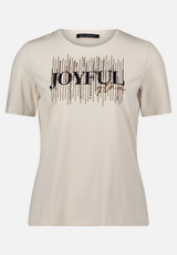 Basic Shirt mit Placement / Vorderseite