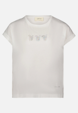Printshirt mit Ärmelaufschlag / Vorderseite