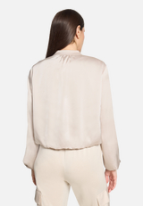 Blouson mit 3/4 Arm / Modellfoto Rückseite