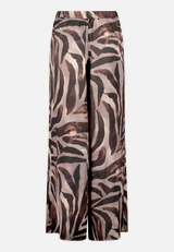 Marlene-Hose mit Animalprint / Rückseite