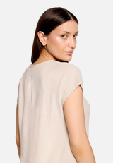 Casual-Shirt mit Struktur / Detailbild