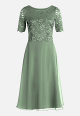 Cocktailkleid mit Spitze / Vorderseite