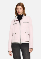 Sommerjacke mit Stehkragen / Modellfoto Vorderseite