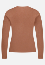 Casual-Shirt mit Rundhalsausschnitt / Rückseite