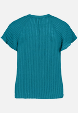 Bluse transparent mit V-Ausschnitt  / Rückseite