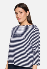 Sweatshirt mit Fledermausärmeln / Detailbild