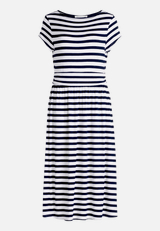 Jerseykleid mit Streifen / Vorderseite
