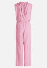 Jumpsuit mit hohem Kragen / Rückseite