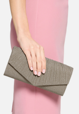 Clutch-Tasche mit Raffung / Detailbild