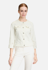 Jeansjacke mit 3/4 Arm / Detailbild