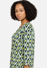 Casual-Kleid mit Muster / Detailbild