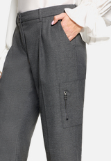 Casual-Hose mit Bügelfalte / Detailbild