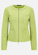Blazer-Jacke mit Reißverschluss / Vorderseite