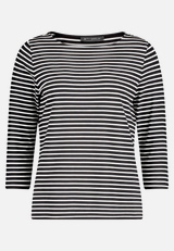 Basic Shirt mit Ringel / Vorderseite