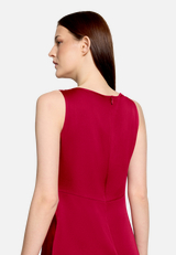 Cocktailkleid mit Raffung / Detailbild