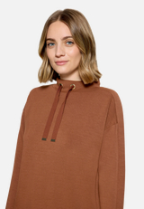 Sweatshirt mit Stehkragen / Detailbild