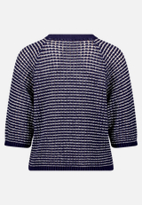 Strickpullover mit Rundhalsausschnitt / Rückseite
