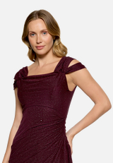 Abendkleid im Glitzer-Look / Detailbild